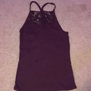 Maroon tank top. Worn once